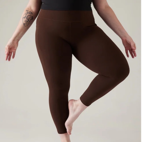 Salutation Stash 7/8 Tight Brown Athleta Leggings - Picture 3 of 8